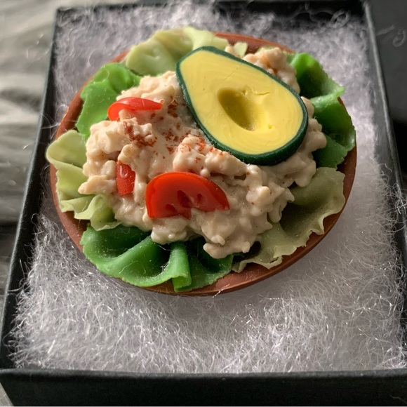 Vintage Salad Brooch Unique - Picture 3 of 8